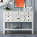 44.5'' Modern Console Table Sofa Table for Living Room with Drawers,Cabinet and 1 Shelf