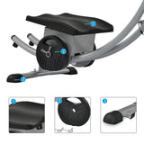 440LBS Deluxe ab machine Folding abdominal crunch coaster