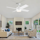 44" Ceiling Fan Light with Remote Control