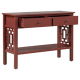 44'' Solid Wood Console Table Sofa Table For Living Room With 2 Drawers And 1 Shelf，coffee, Console, Sofa & End Tables