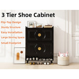 45"H Shoe Cabinet Organizer, Shoe Storage Boxes, 2drawer Entrance Shoe Storage