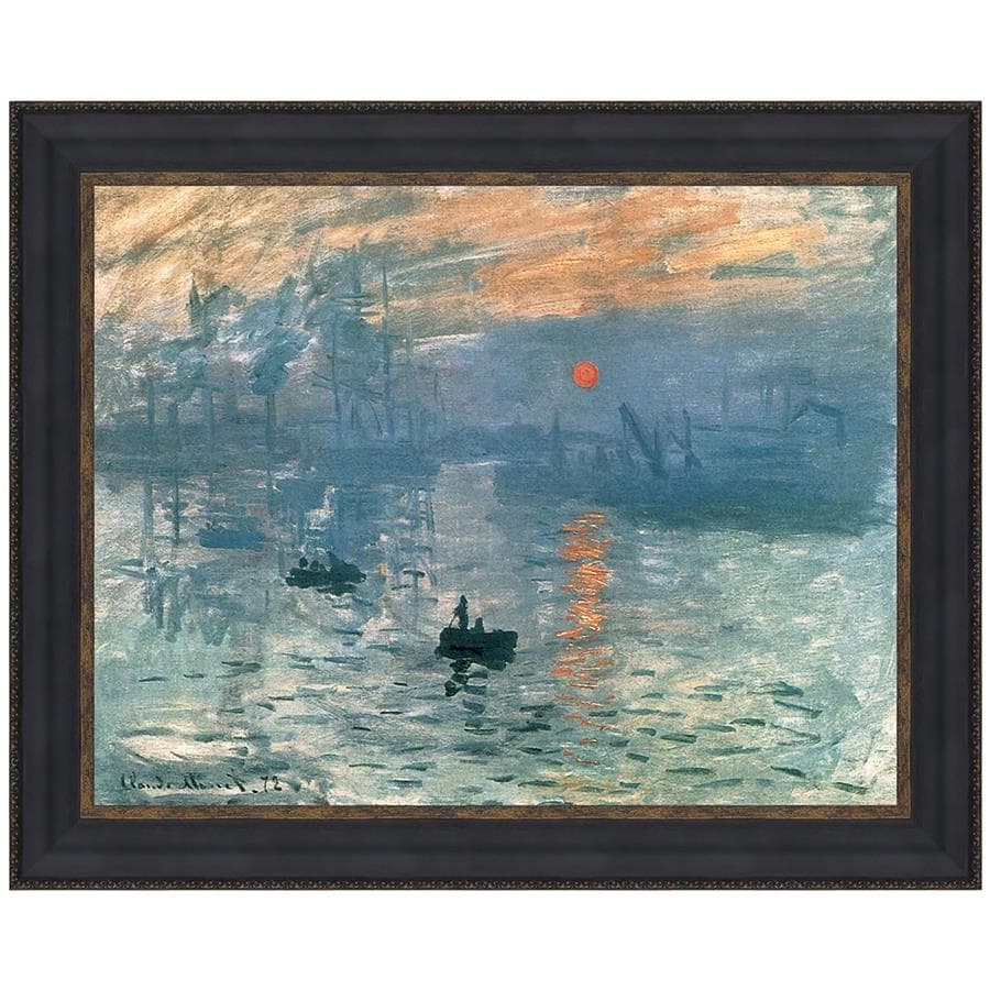 Design Toscano Impression Sunrise, 1872: Canvas Replica Painting: Grande