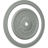 47 1/2"OD x 39 1/4"ID Ceiling Ring with 31 1/2"OD Ceiling Medallion Palmetto Light Accent Kit - 47 1/2"OD x 39 1/4"ID