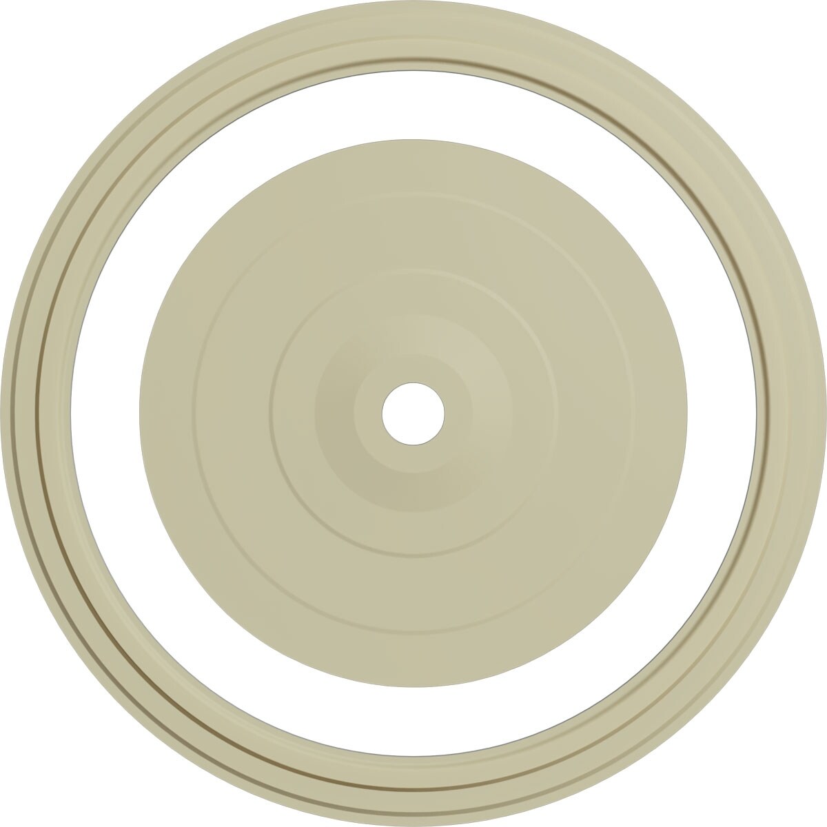 47 1/2"OD x 39 1/4"ID Ceiling Ring with 31 1/2"OD Ceiling Medallion Palmetto Light Accent Kit - 47 1/2"OD x 39 1/4"ID