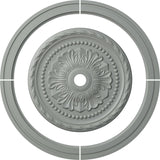 47 1/2"OD x 39 1/4"ID Ceiling Ring with 31 1/2"OD Ceiling Medallion Palmetto Light Accent Kit - 47 1/2"OD x 39 1/4"ID