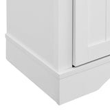 Rustic 47-inch Bar Cabinet with Sliding Barn Door