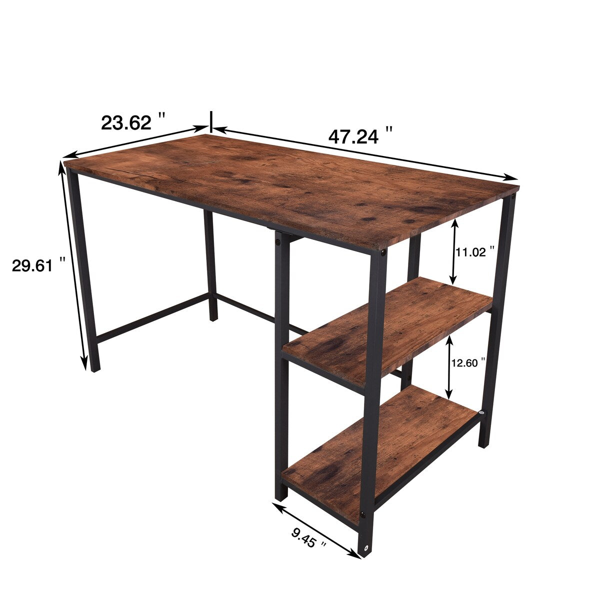 47.24 Inch Modern Simple Style PC Table Home Office Desk