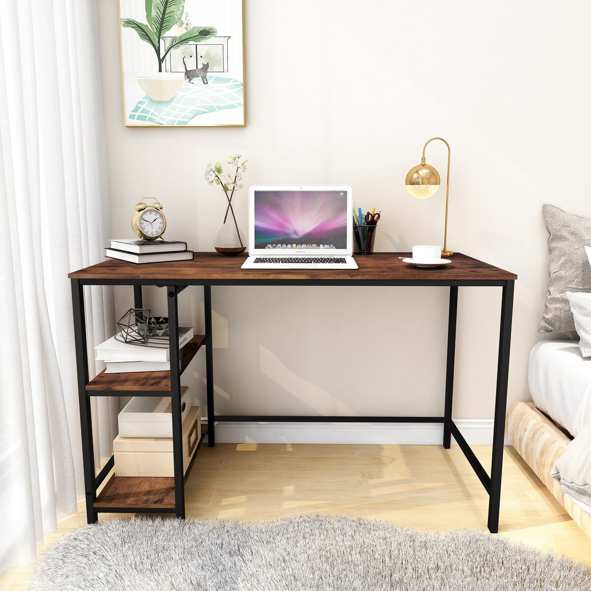 47.24 Inch Modern Simple Style PC Table Home Office Desk