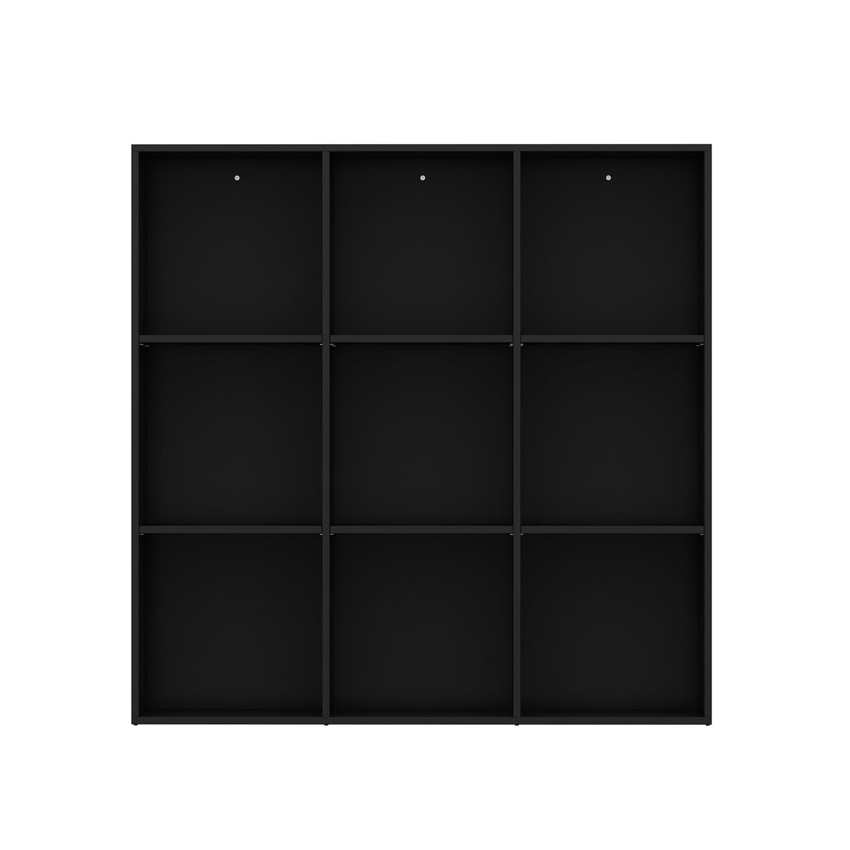 47.2" Black 3x3 Cube Storage Bookcase Organizer,Bookshelves,