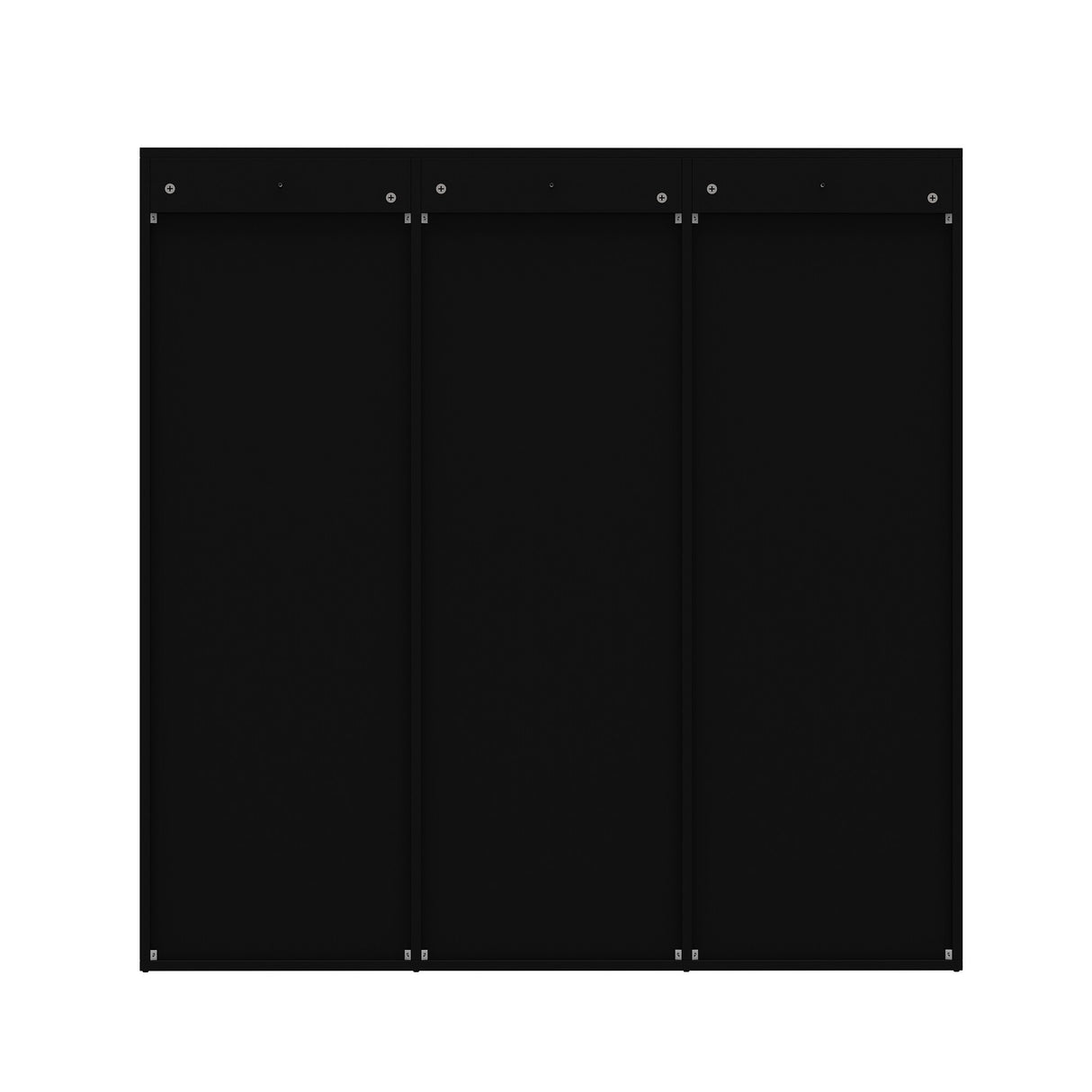 47.2" Black 3x3 Cube Storage Bookcase Organizer,Bookshelves,