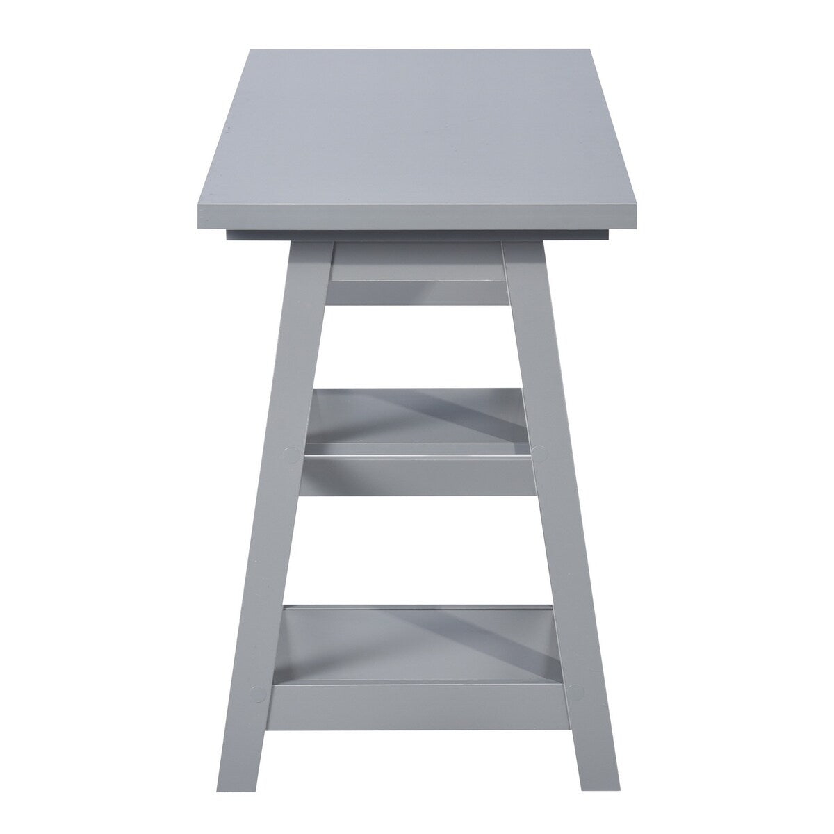 47" Writing Desk/Computer Desk with Open Tier , Constructed with Full Wood , Woodgrain Finish is Easy To Clean