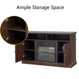 47"W Fireplace TV Stand & Entertainment Center, Remote Control - 47.64" L X 15.75" W x 29.13" H
