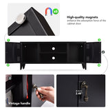 47''W Industrial Metal Storage TV Stand with 2 Door Cabinet&2-Tier Shelf