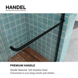 48/54/60 Inch Double Sliding Framed Shower Door with Clear Tempered Glass