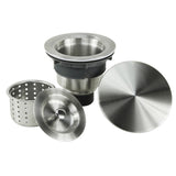 48 Inch Workstation Undermount 16 Gauge Double Bowl Stainless Steel Kitchen Sink w/ Integrated Ledge, 15mm Radius Accessories