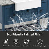 48 in.W x 20 in.D x 33.60 in.H Solid Wood Bathroom Vanities Without Tops