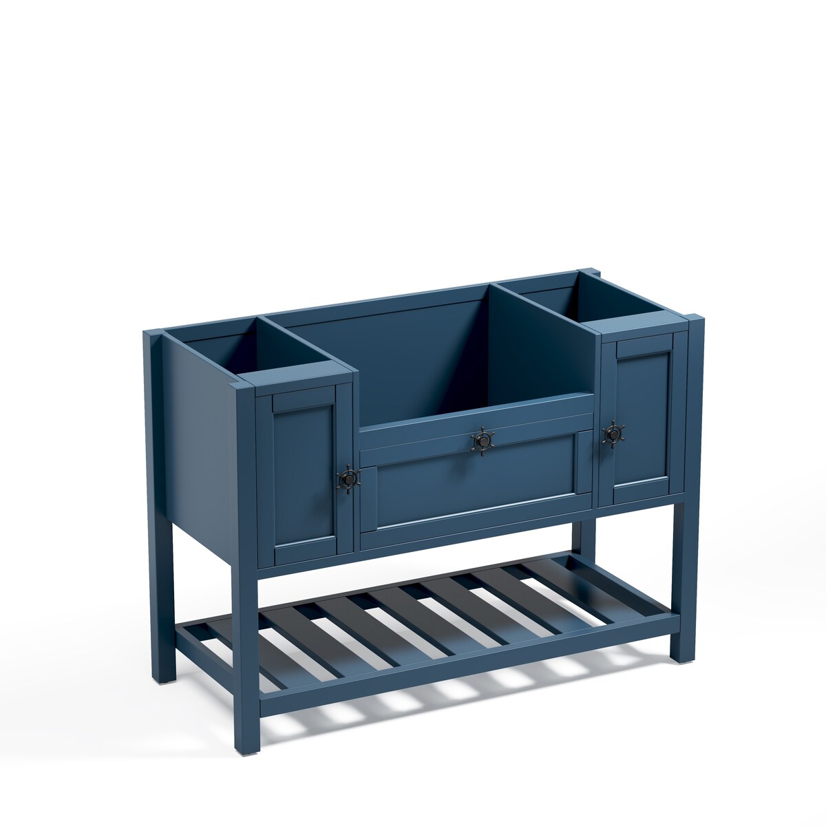 48 in.W x 20 in.D x 33.60 in.H Solid Wood Bathroom Vanities Without Tops