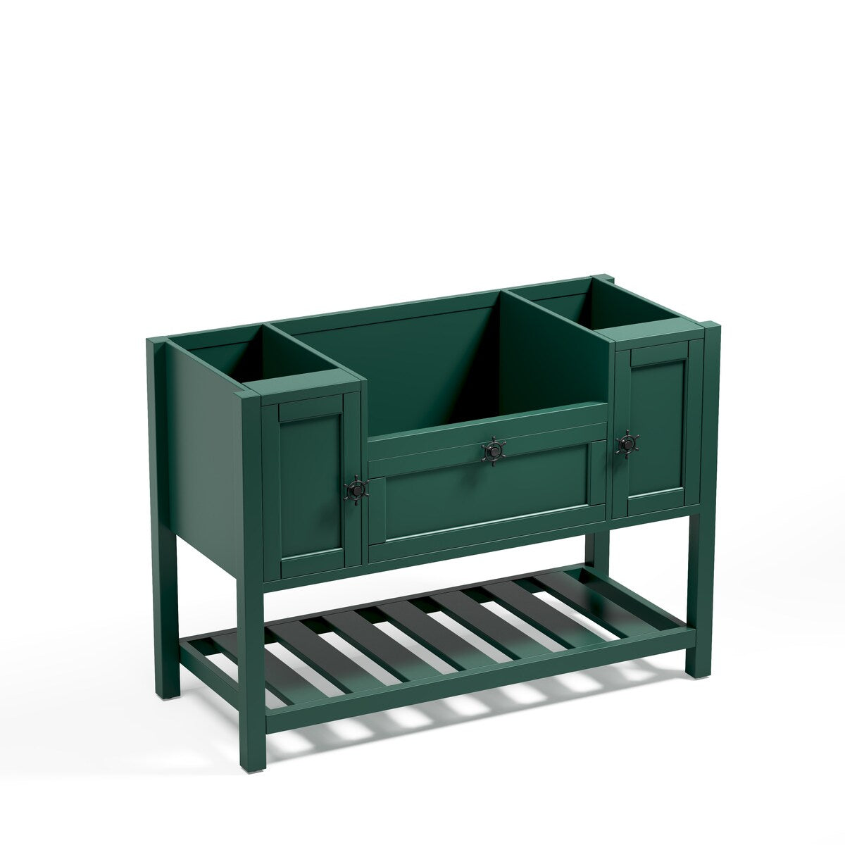 48 in.W x 20 in.D x 33.60 in.H Solid Wood Bathroom Vanities Without Tops
