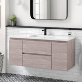 SEATTLE 120cm / 48in RHD WEATHERED OAK 2 DR + 2 CABINETS