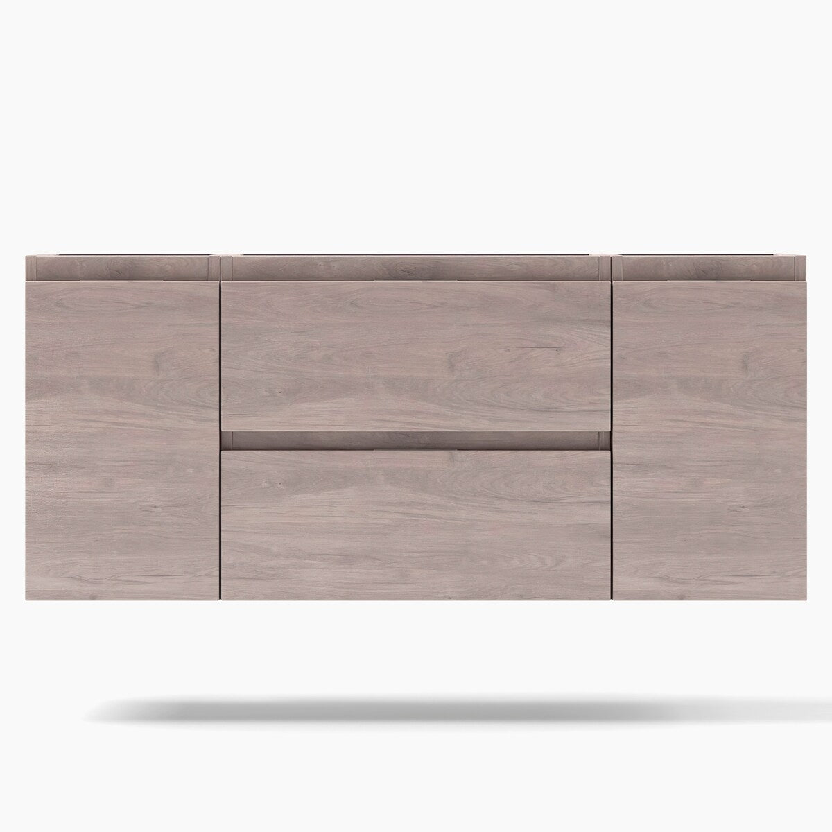 SEATTLE 120cm / 48in RHD WEATHERED OAK 2 DR + 2 CABINETS
