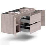 SEATTLE 120cm / 48in RHD WEATHERED OAK 2 DR + 2 CABINETS