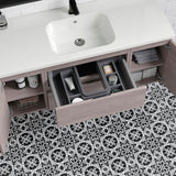 SEATTLE 120cm / 48in RHD WEATHERED OAK 2 DR + 2 CABINETS