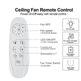 48" Lowe Profile Ceiling Fan with Light