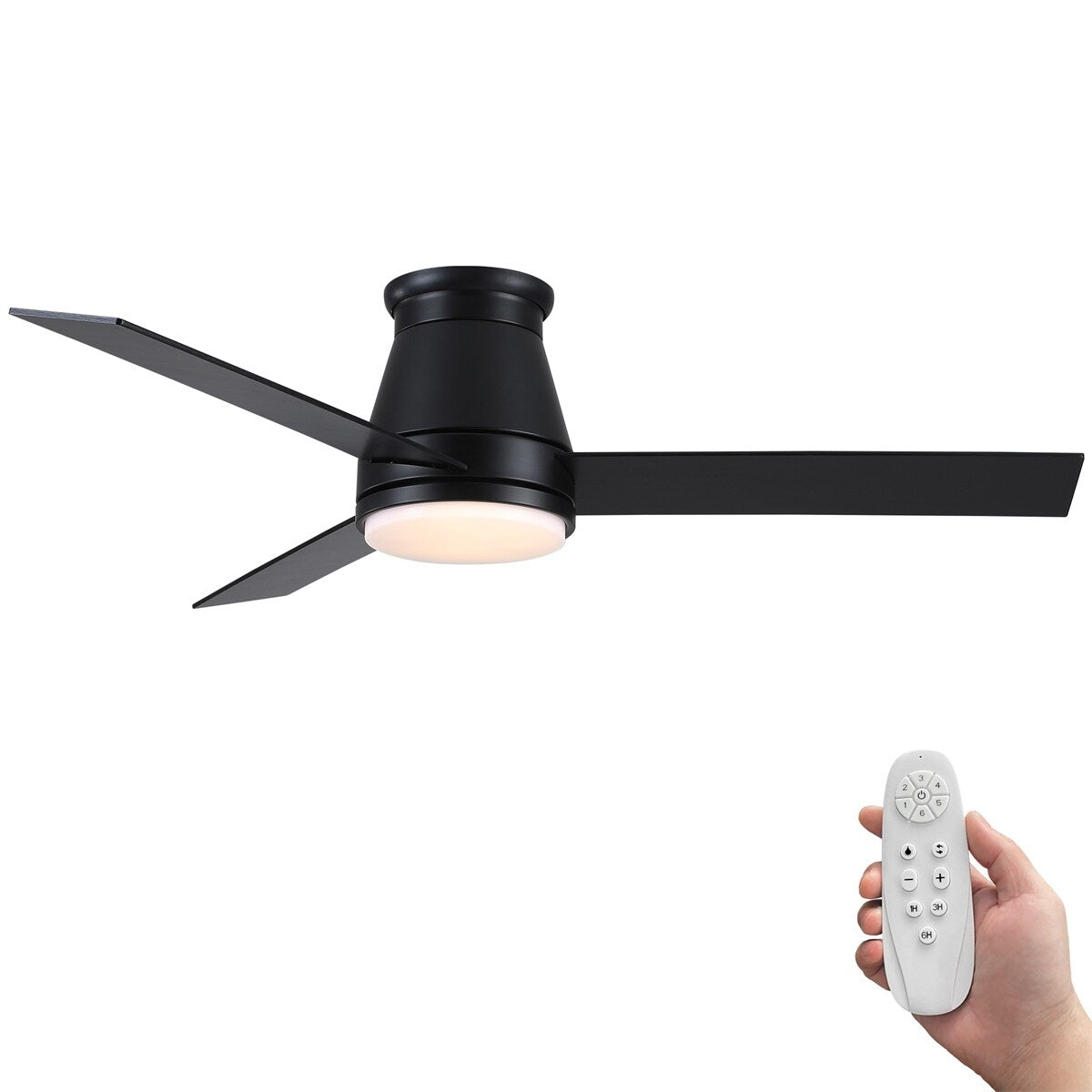 48" Lowe Profile Ceiling Fan with Light
