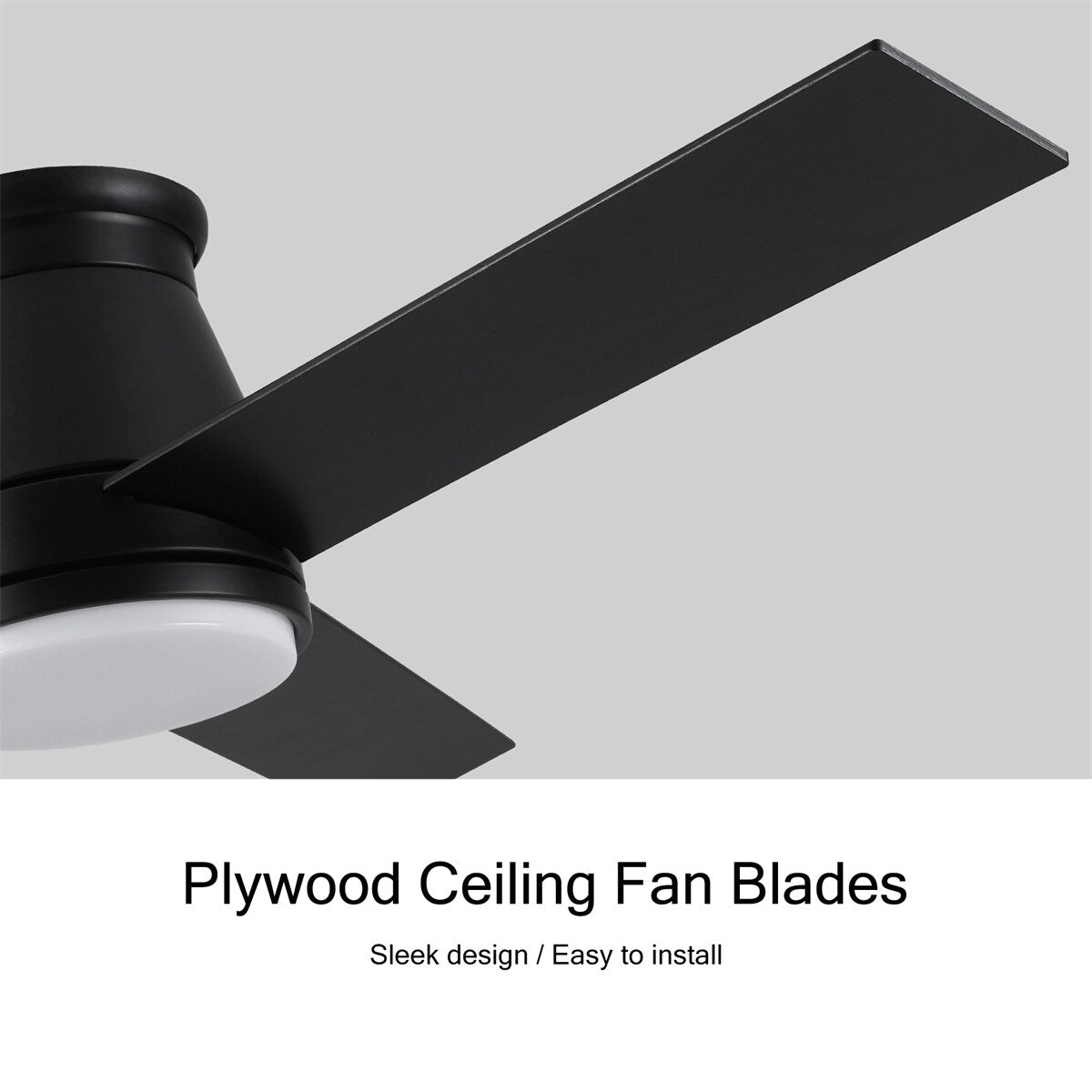 48" Lowe Profile Ceiling Fan with Light