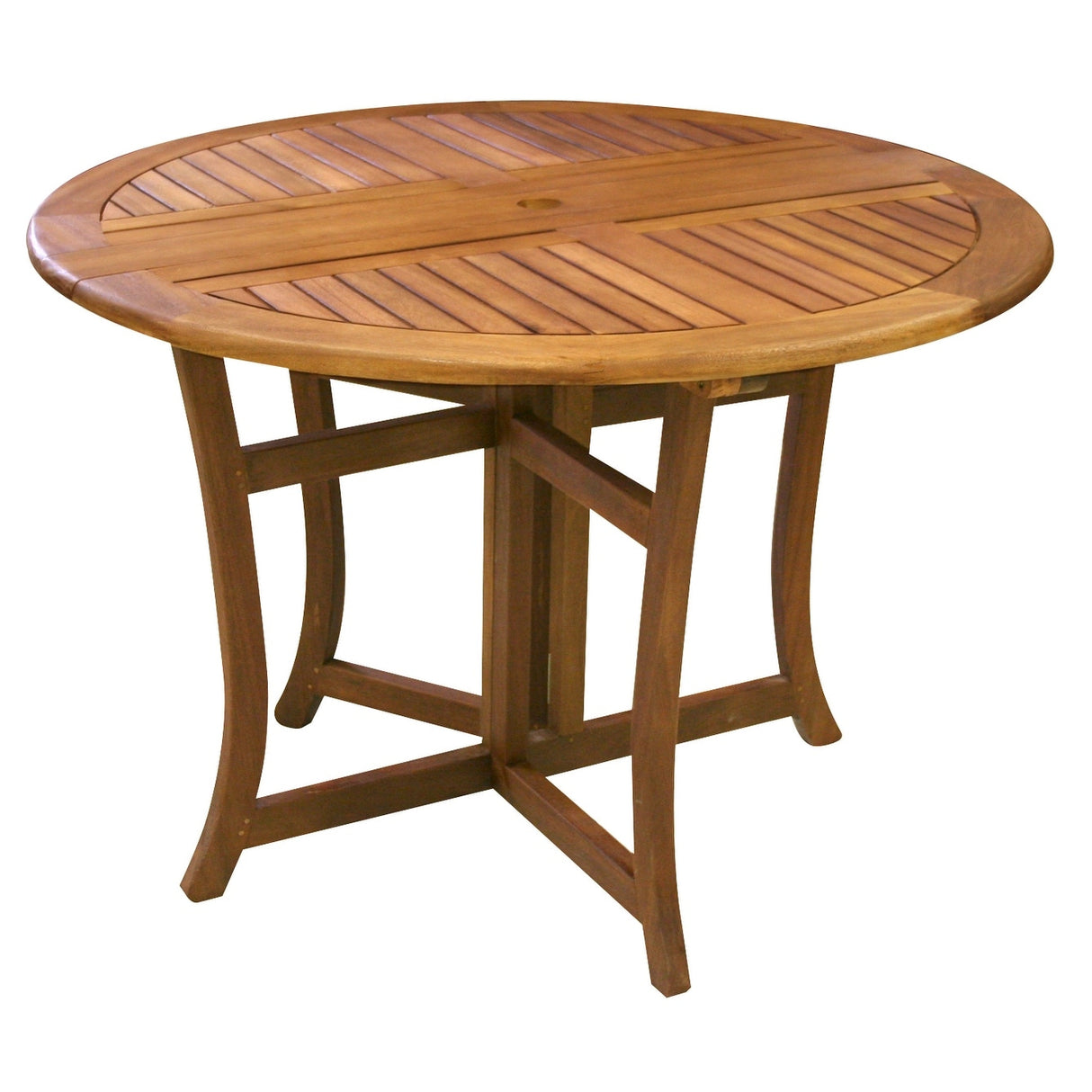 Eilaf 48" Round Eucalyptus Folding Table