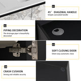 48'' Floating Wall-Mounted Bathroom Vanity & Soft-Close Cabinet Door, KD-Package