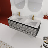 48'' Floating Wall-Mounted Bathroom Vanity & Soft-Close Cabinet Door, KD-Package