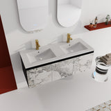 48'' Floating Wall-Mounted Bathroom Vanity & Soft-Close Cabinet Door, KD-Package