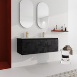48'' Floating Wall-Mounted Bathroom Vanity & Soft-Close Cabinet Door, KD-Package