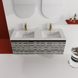 48'' Floating Wall-Mounted Bathroom Vanity & Soft-Close Cabinet Door, KD-Package