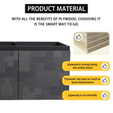 48'' Floating Wall-Mounted Bathroom Vanity & Soft-Close Cabinet Door, KD-Package