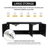 48'' Floating Wall-Mounted Bathroom Vanity & Soft-Close Cabinet Door, KD-Package