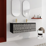48'' Floating Wall-Mounted Bathroom Vanity & Soft-Close Cabinet Door, KD-Package