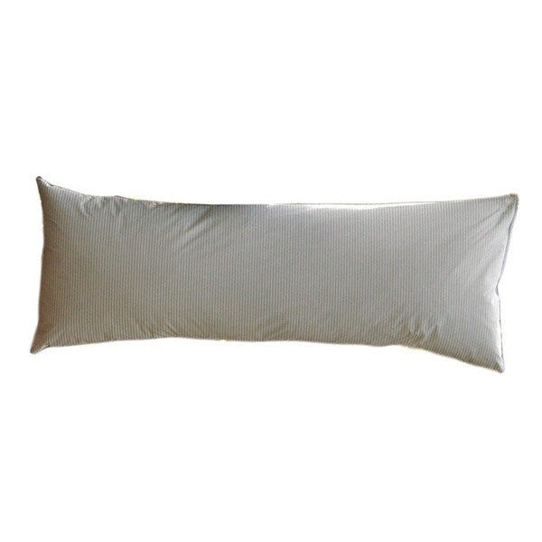 Ticking Stripe Goose Down/ Feather Blend Body Pillow