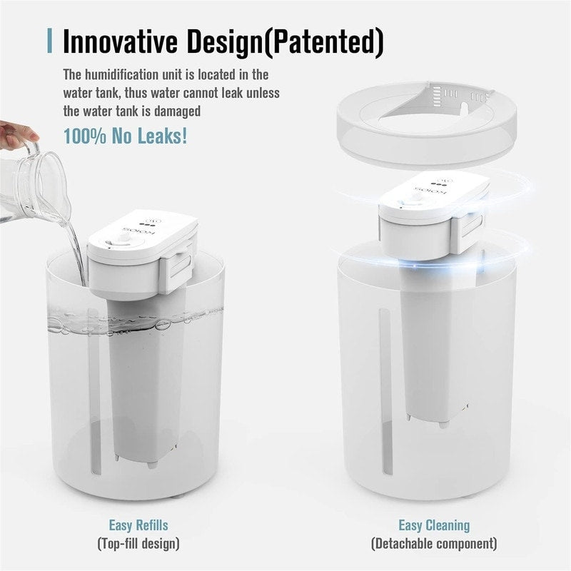 4L Humidifiers for Bedroom Large Room Home