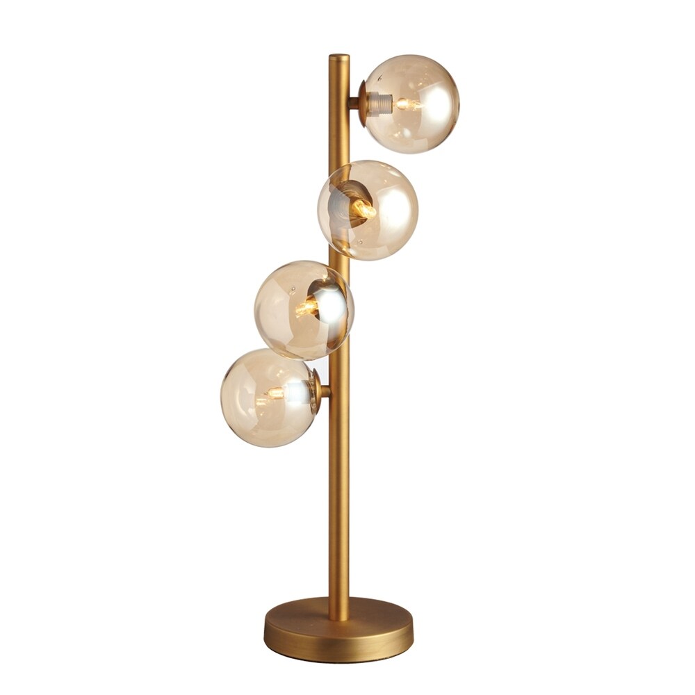 4LT Halogen Table Lamp, Vintage Bronze Finish