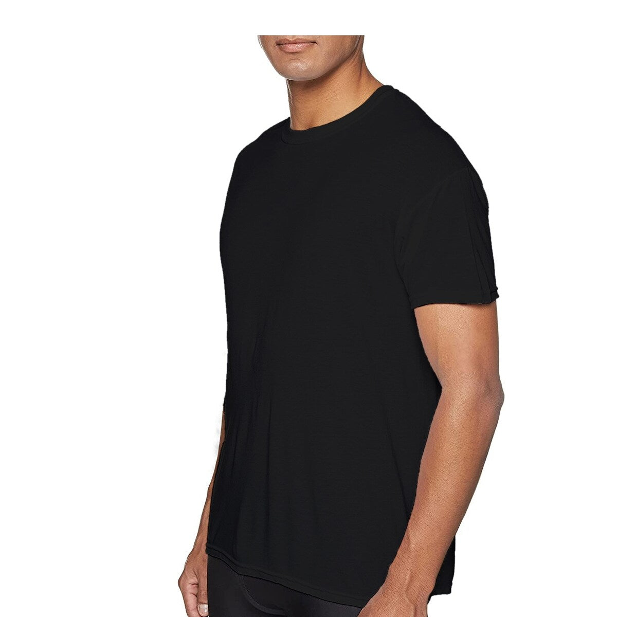 Laviva Mens Active Moisture Wicking Crew Neck Shirts 4Pack Polyester Dry Fit