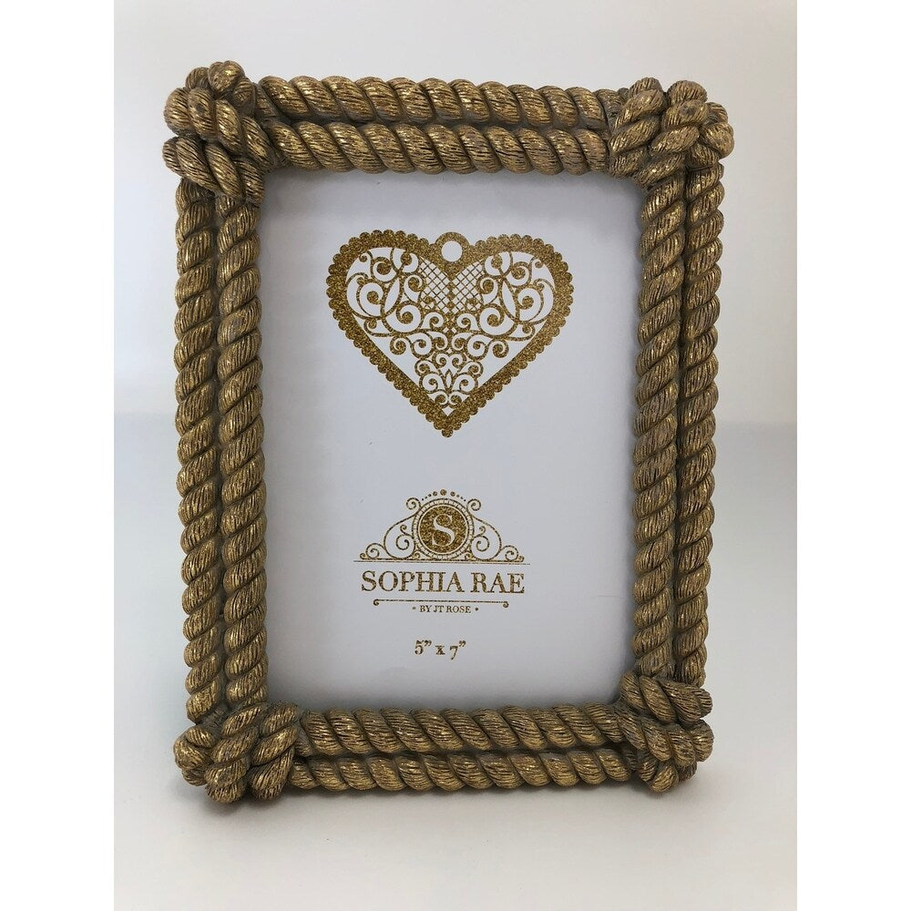4X6 Gold Rope Picture Frame