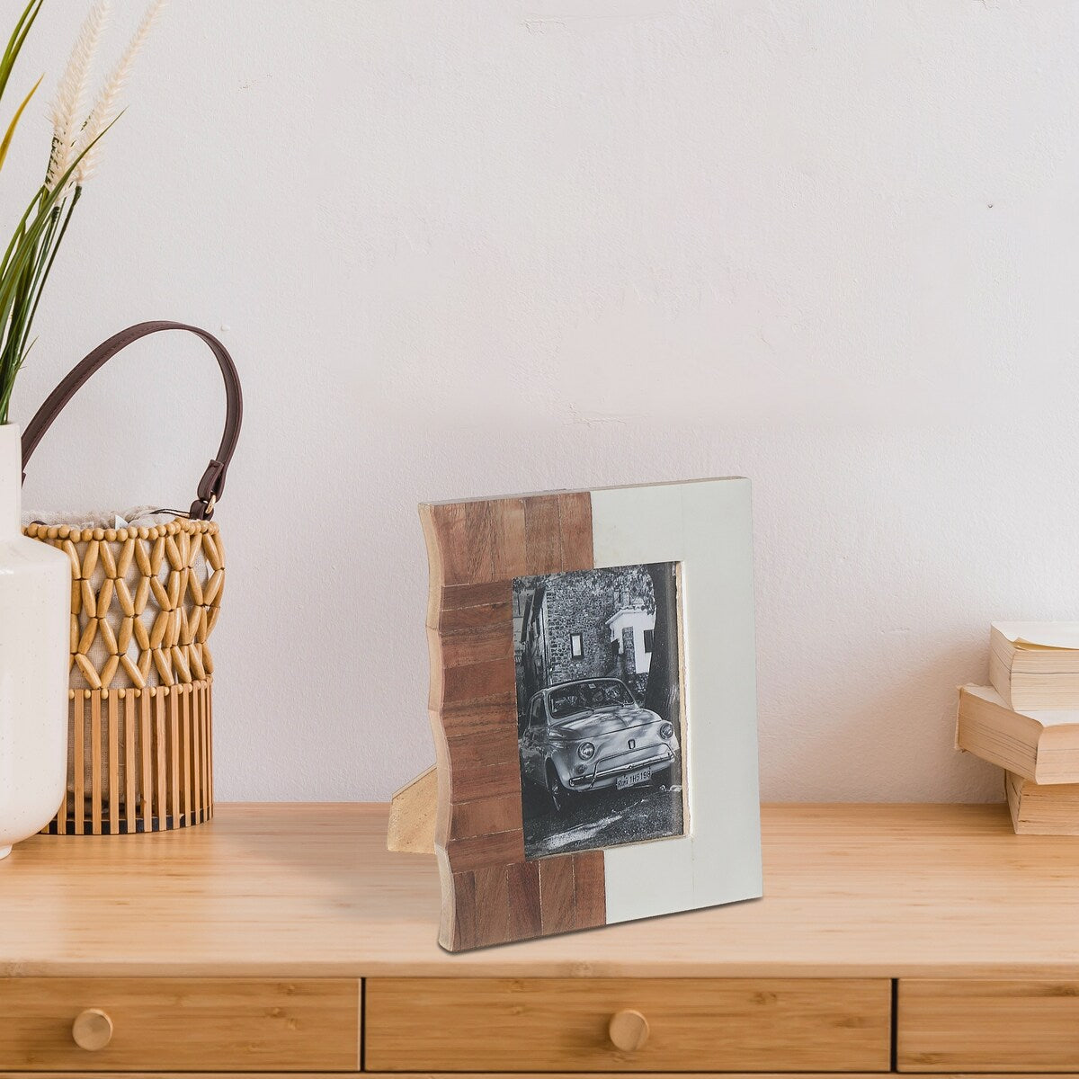 4X6 Wooden & Resin Inlay Photo Frame