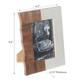 4X6 Wooden & Resin Inlay Photo Frame