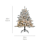 Green PVC Flocking Tree with 150 UL