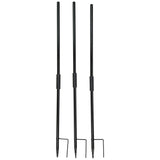 4' Lighted Faceless Witch Trio Outdoor Halloween Stakes