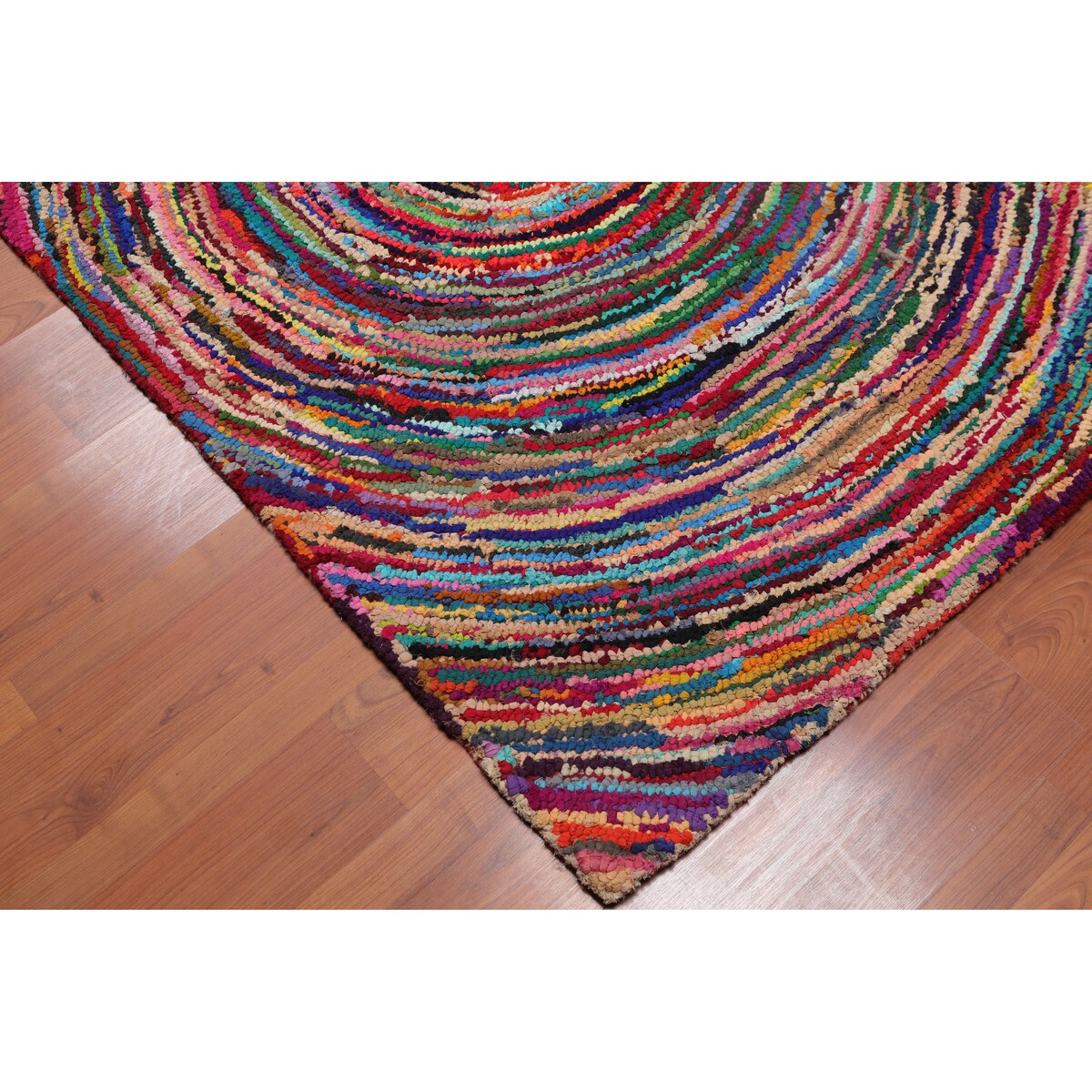 4'x 6' Multi Color Hand Tufted Oriental Rug - 4' x 6'