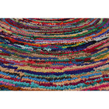4'x 6' Multi Color Hand Tufted Oriental Rug - 4' x 6'