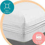 4pc King Comfort Spaces Cooling Sheets Moisture Wicking White